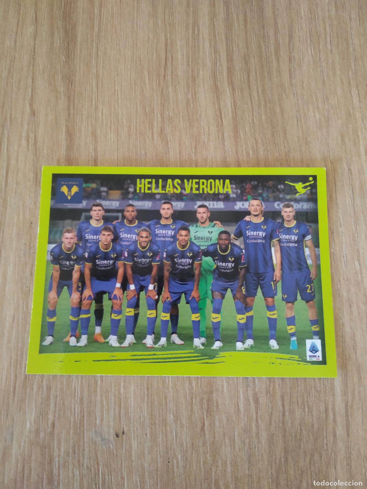 Cromos de f&uacute;tbol: 190 EQUIPO PLANTILLA HELLAS VERONA CROMO FUTBOL PANINI LIGA ITALIA 23-24 CALCIATORI 2023-2024