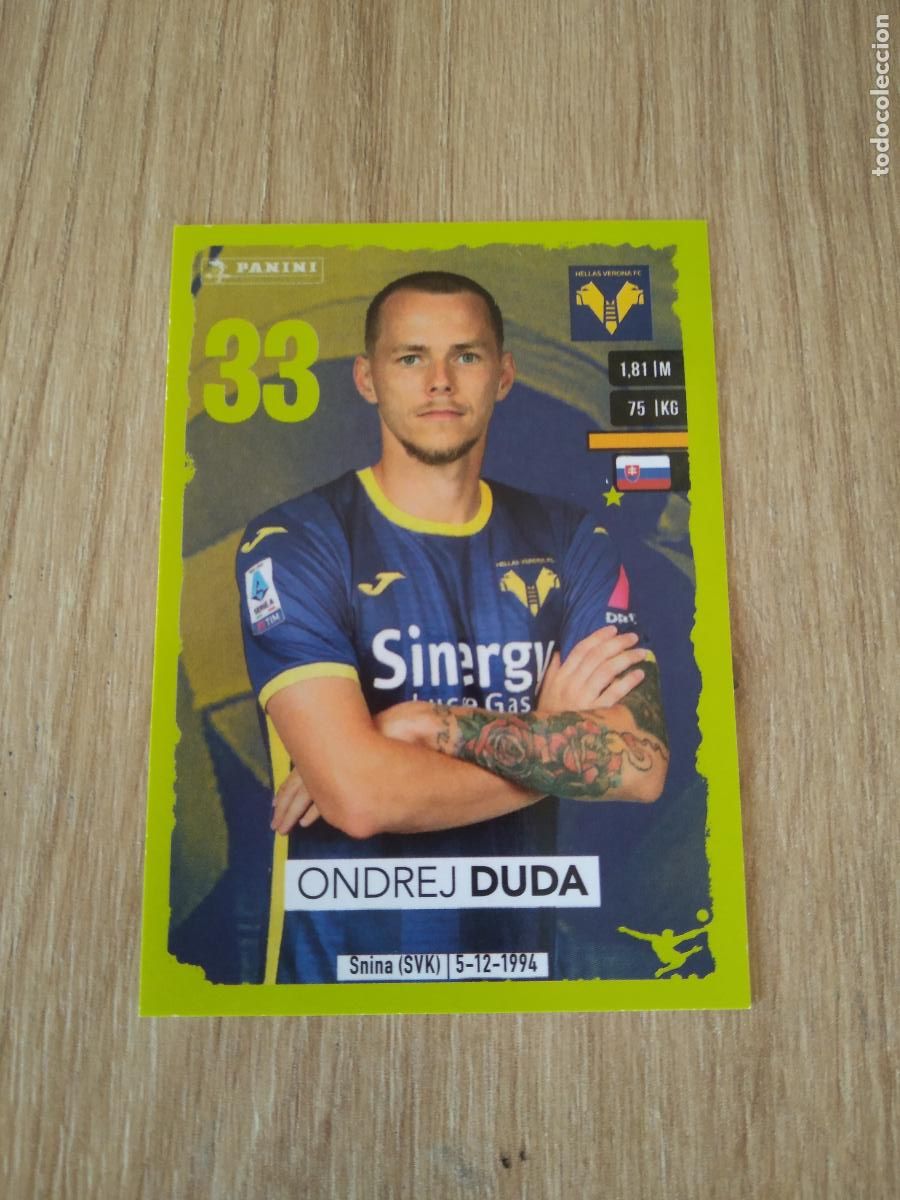 Cromos de f&uacute;tbol: 191 ONDREJ DUDA HELLAS VERONA CROMO FUTBOL PANINI LIGA ITALIA 23-24 CALCIATORI 2023-2024