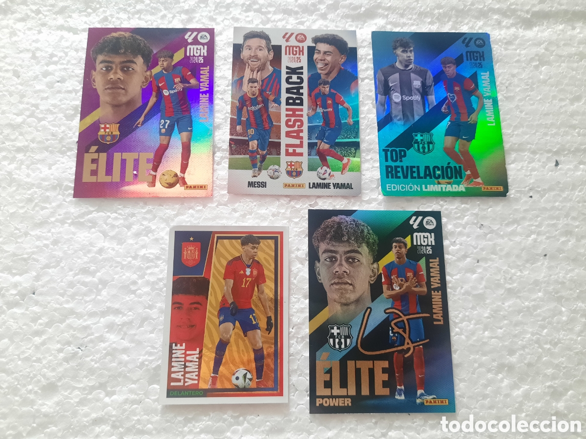 Cromos de f&uacute;tbol: PACK DE CARTAS LAMINE YAMAL