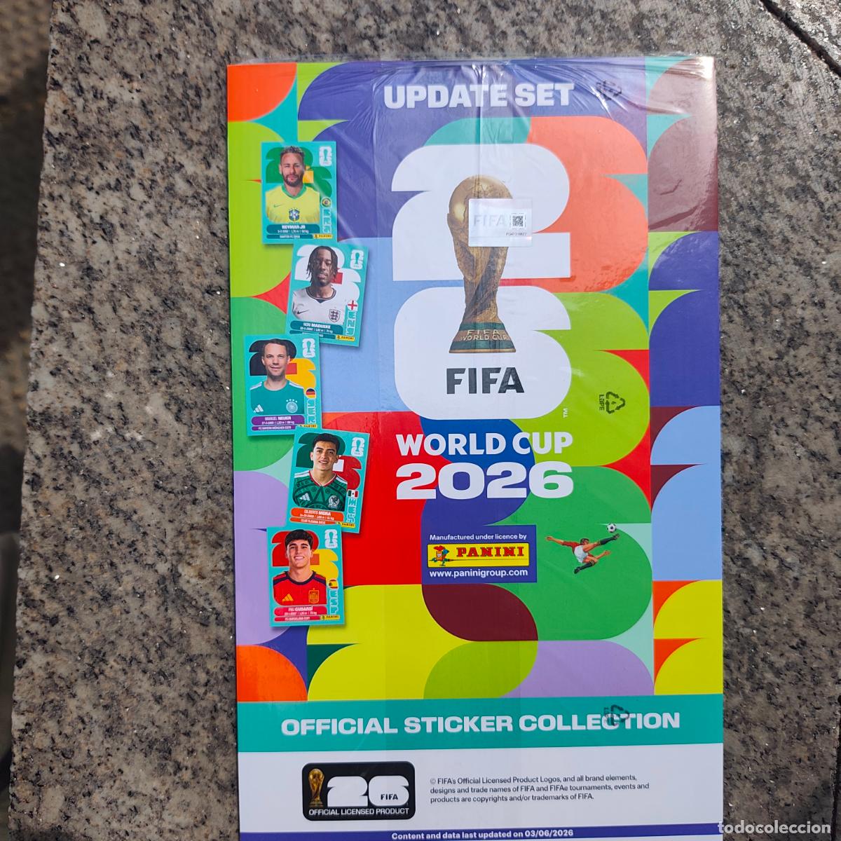 Cromos de f&uacute;tbol: Update set ampliaci&oacute;n world cup mundial 2026 panini
