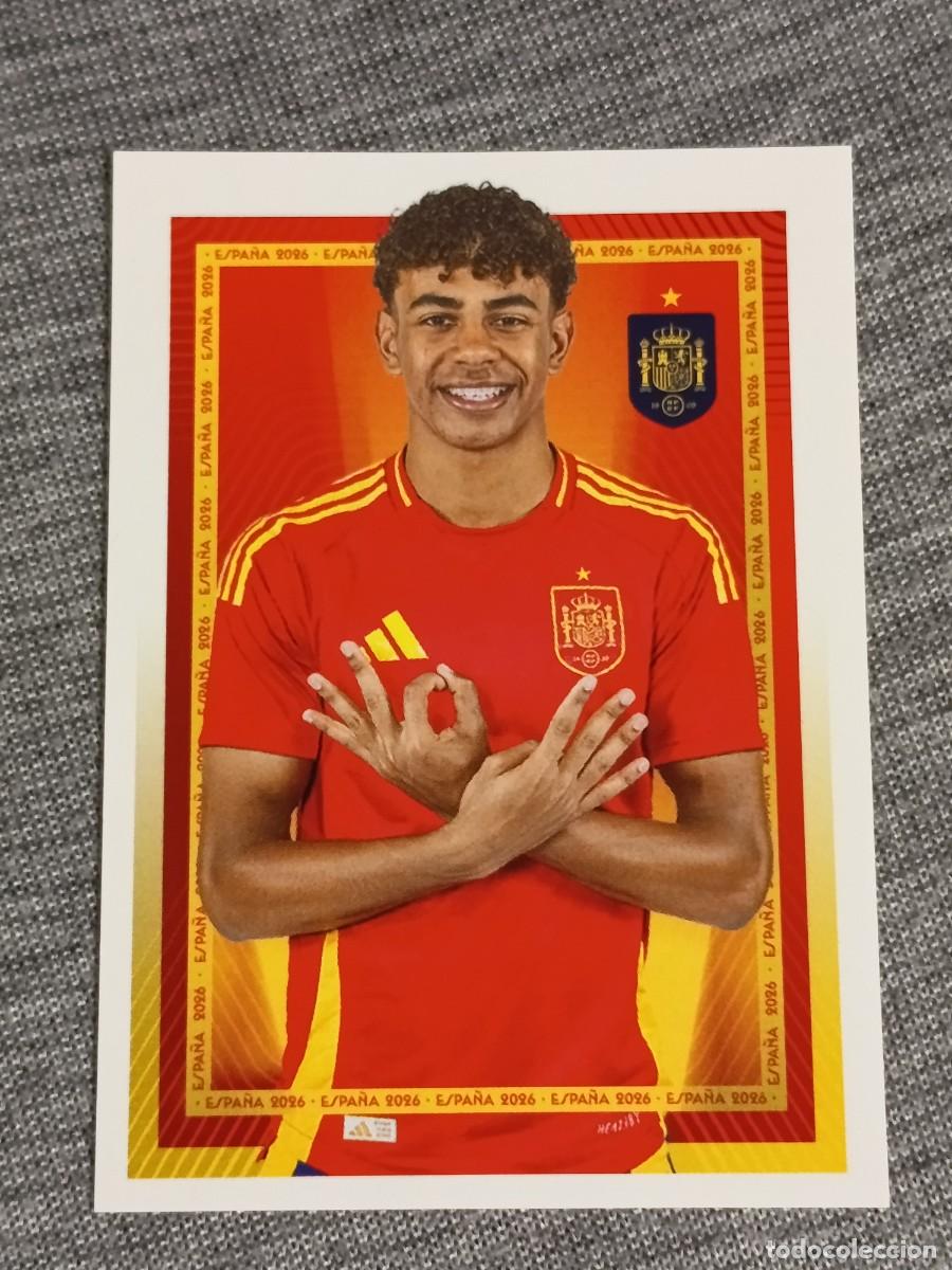 Cromos de f&uacute;tbol: LAMINE YAMAL CARREFOUR MUNDIAL 2026 N&deg;49 NUEVO