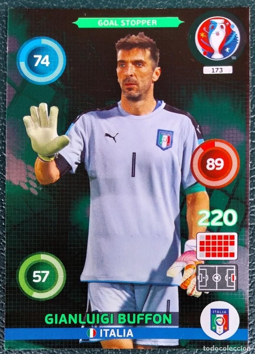 Cromos de f&uacute;tbol: 173 GIANLUIGI BUFFON ITALIA FICHAS ALBUM ADRENALYN XL EUROCOPA FRANCIA 2016