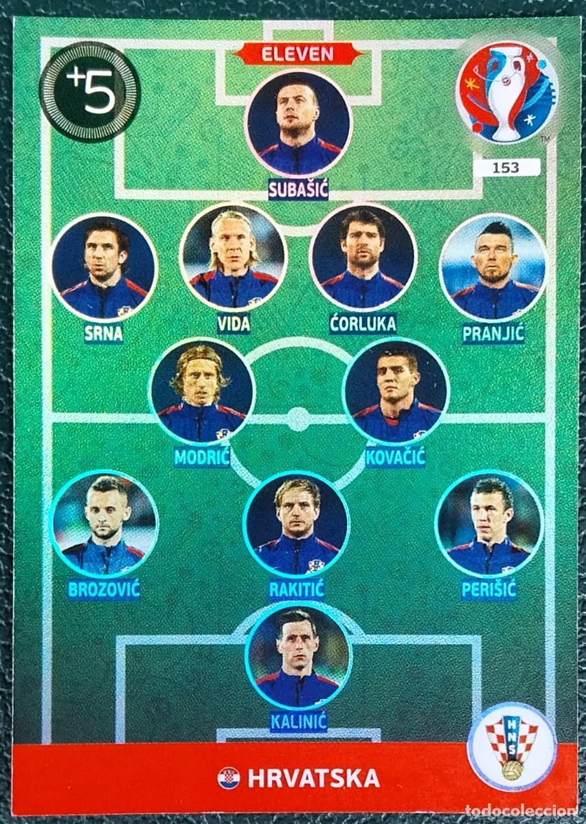 Cromos de f&uacute;tbol: 153 ELEVEN CROACIA FICHAS ALBUM ADRENALYN XL EUROCOPA FRANCIA 2016