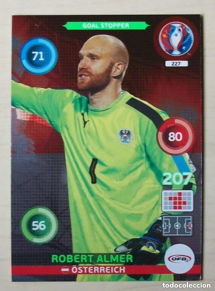 Cromos de f&uacute;tbol: 227 ROBERT ALMER AUSTRIA FICHAS ALBUM ADRENALYN XL EUROCOPA FRANCIA 2016