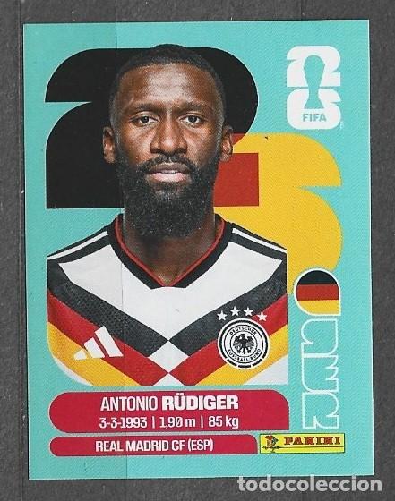 Cromos de f&uacute;tbol: Mundial 2026 - Antonio R&uuml;diger - N&ordm; 6 - Alemania