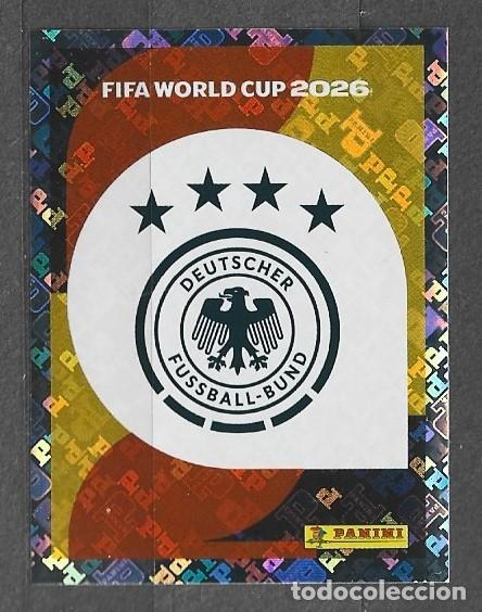 Cromos de f&uacute;tbol: Mundial 2026 - Escudo/Logo - N&ordm; 1 - Alemania