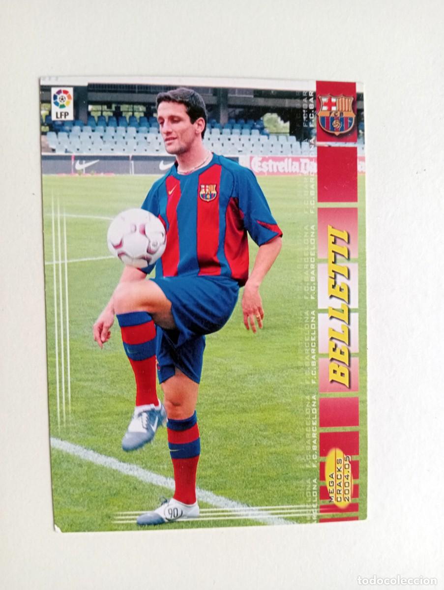 Cromos de f&uacute;tbol: CROMO FUTBOL F.C.BARCELONA MUNDI CROMO 2004-2005: BELLETI MEGACRACKS