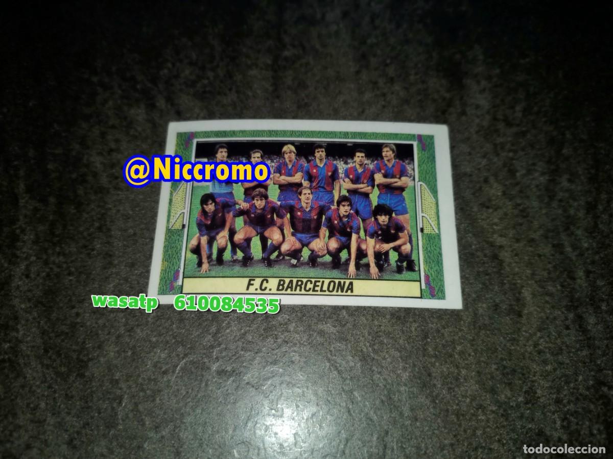 Cromos de f&uacute;tbol: alineacion barcelona 1984 1985 maradona ed este 84 85 cromo sin pegar niccromo