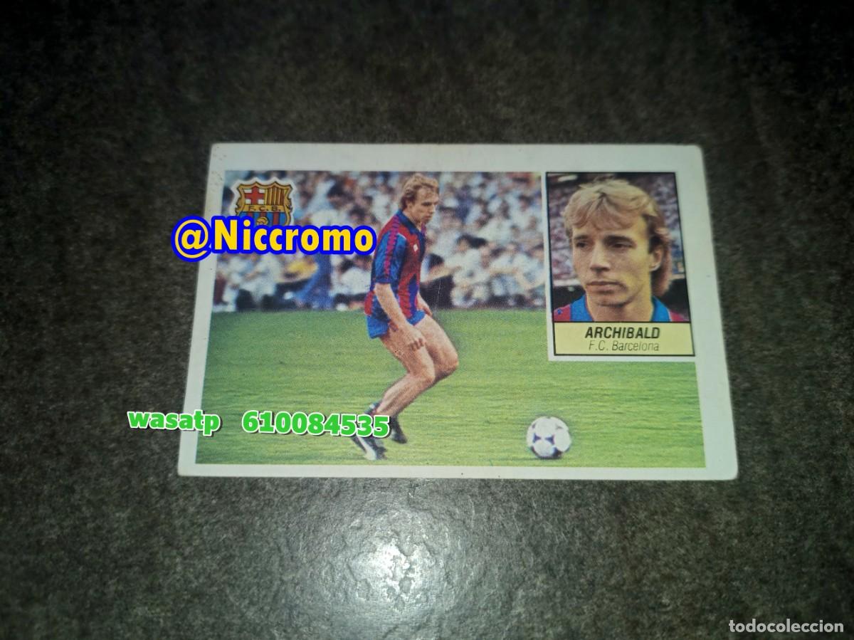 Football Stickers: Archibald barcelona 1984 1985 fichaje 42 ed este 84 85 cromo sin pegar niccromo