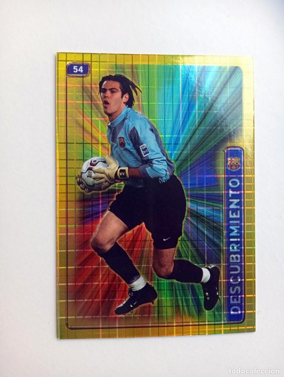 Football Stickers: CROMO FUTBOL F.C.BARCELONA MUNDI CROMO 2004-2005: VICTOR VALD&Eacute;S DESCUBRIMIENTO