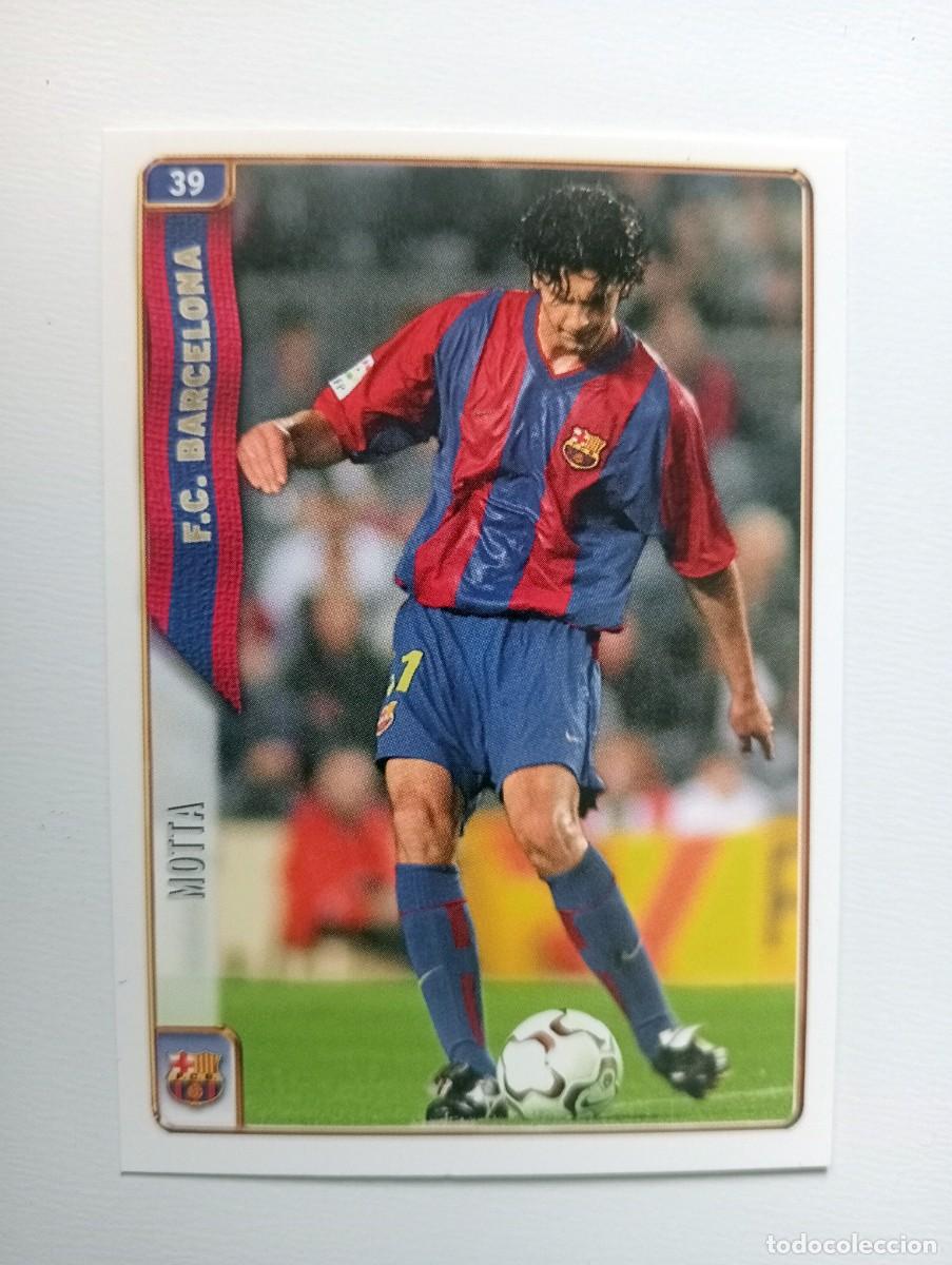 Cromos de f&uacute;tbol: CROMO FUTBOL F.C.BARCELONA MUNDI CROMO 2004-2005: THIAGO MOTTA