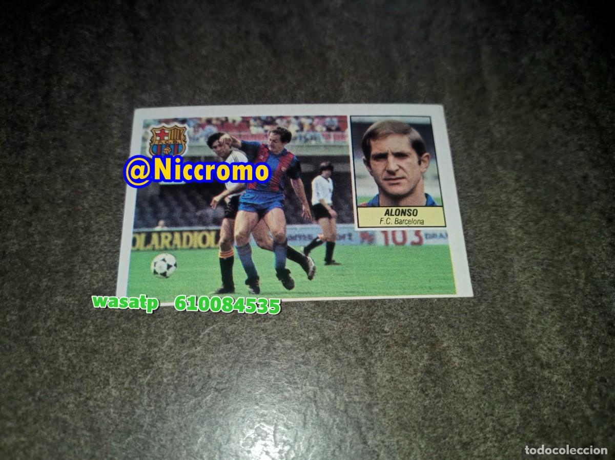 Cromos de f&uacute;tbol: alonso barcelona 1984 1985 ed este 84 85 cromo nuevo sin pegar niccromo