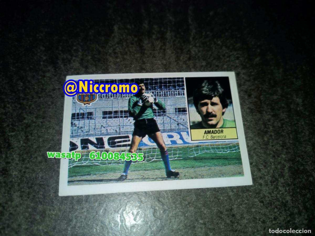 Cromos de f&uacute;tbol: amador barcelona 1984 1985 ed este 84 85 cromo nuevo sin pegar niccromo