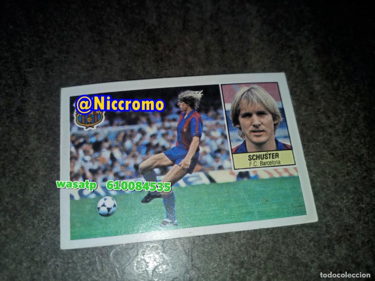 Cromos de f&uacute;tbol: schuster barcelona 1984 1985 ed este 84 85 cromo nuevo sin pegar niccromo