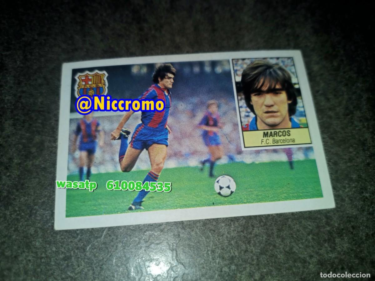 Cromos de f&uacute;tbol: marcos barcelona 1984 1985 ed este 84 85 cromo nuevo sin pegar niccromo