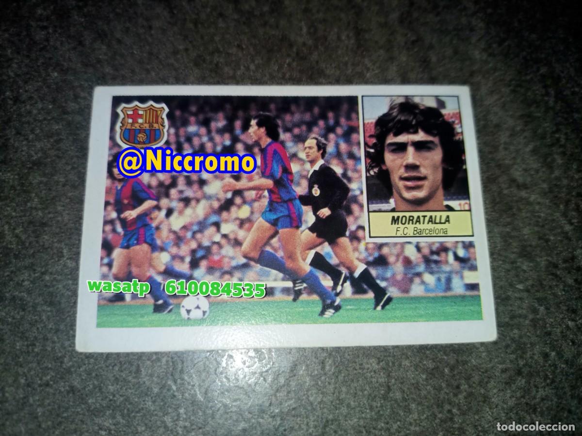 Cromos de f&uacute;tbol: moratalla barcelona 1984 1985 maradona ed este 84 85 cromo nuevo sin pegar niccromo