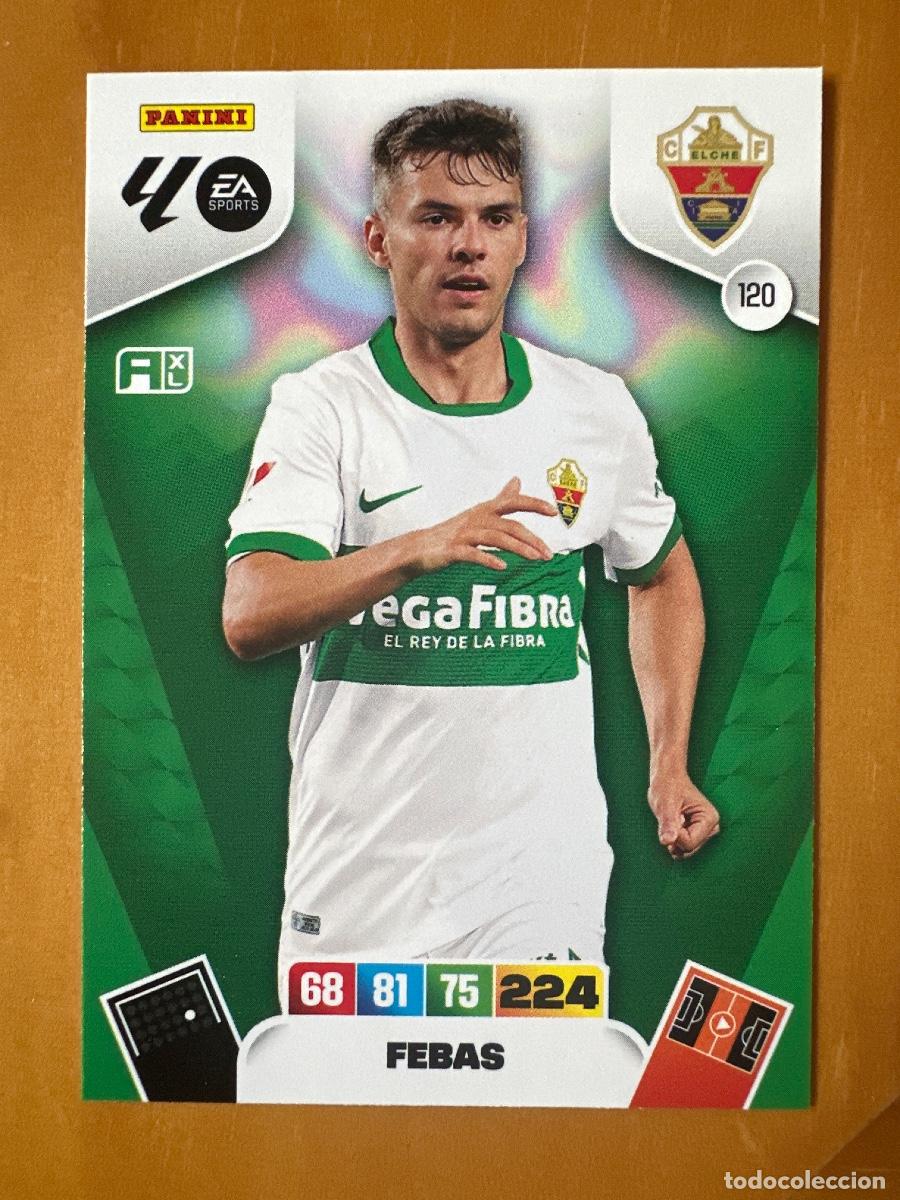 Cromos de f&uacute;tbol: 120 Aleix Febas, Elche CF, Panini Adrenalyn XL La Liga 2025 2026 25 26
