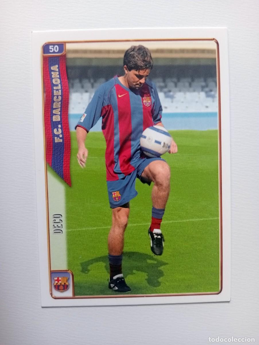 Cromos de f&uacute;tbol: CROMO FUTBOL F.C.BARCELONA MUNDI CROMO 2004-2005: DECO