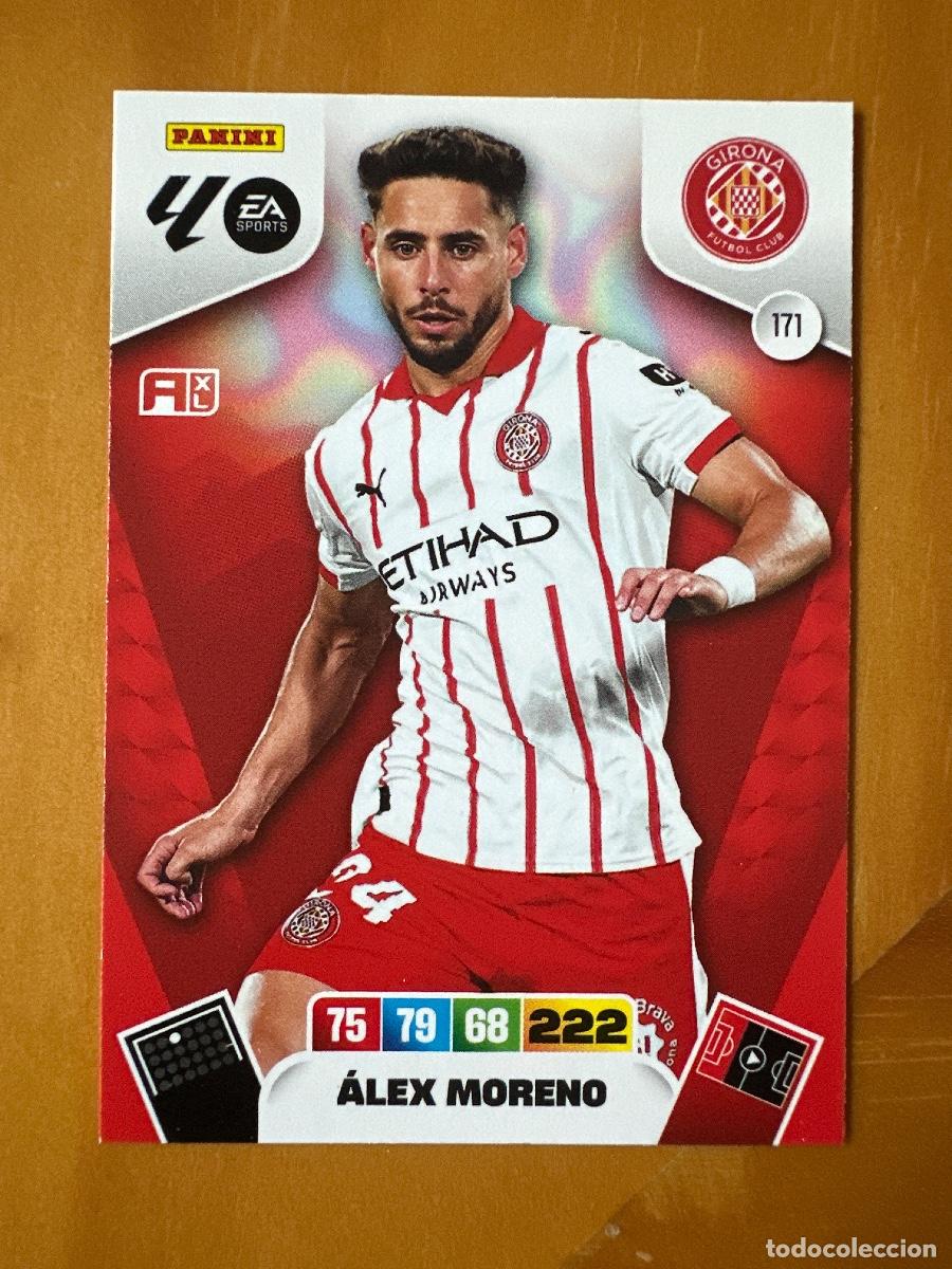 Cromos de f&uacute;tbol: 171 &Aacute;lex Moreno, Girona FC, Panini Adrenalyn XL La Liga 2025 2026 25 26