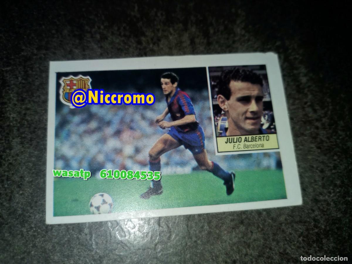 Cromos de f&uacute;tbol: julio alberto barcelona 1984 1985 ed este 84 85 cromo nuevo sin pegar niccromo