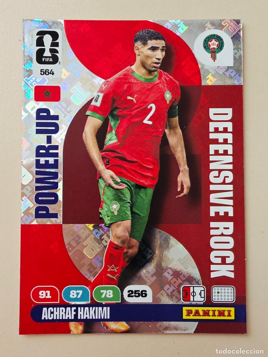Cromos de f&uacute;tbol: 564 Achraf Hakimi, Marruecos, Power-Up Defensive Rock, Adrenalyn XL Fifa World Cup 2026 Mundial 26