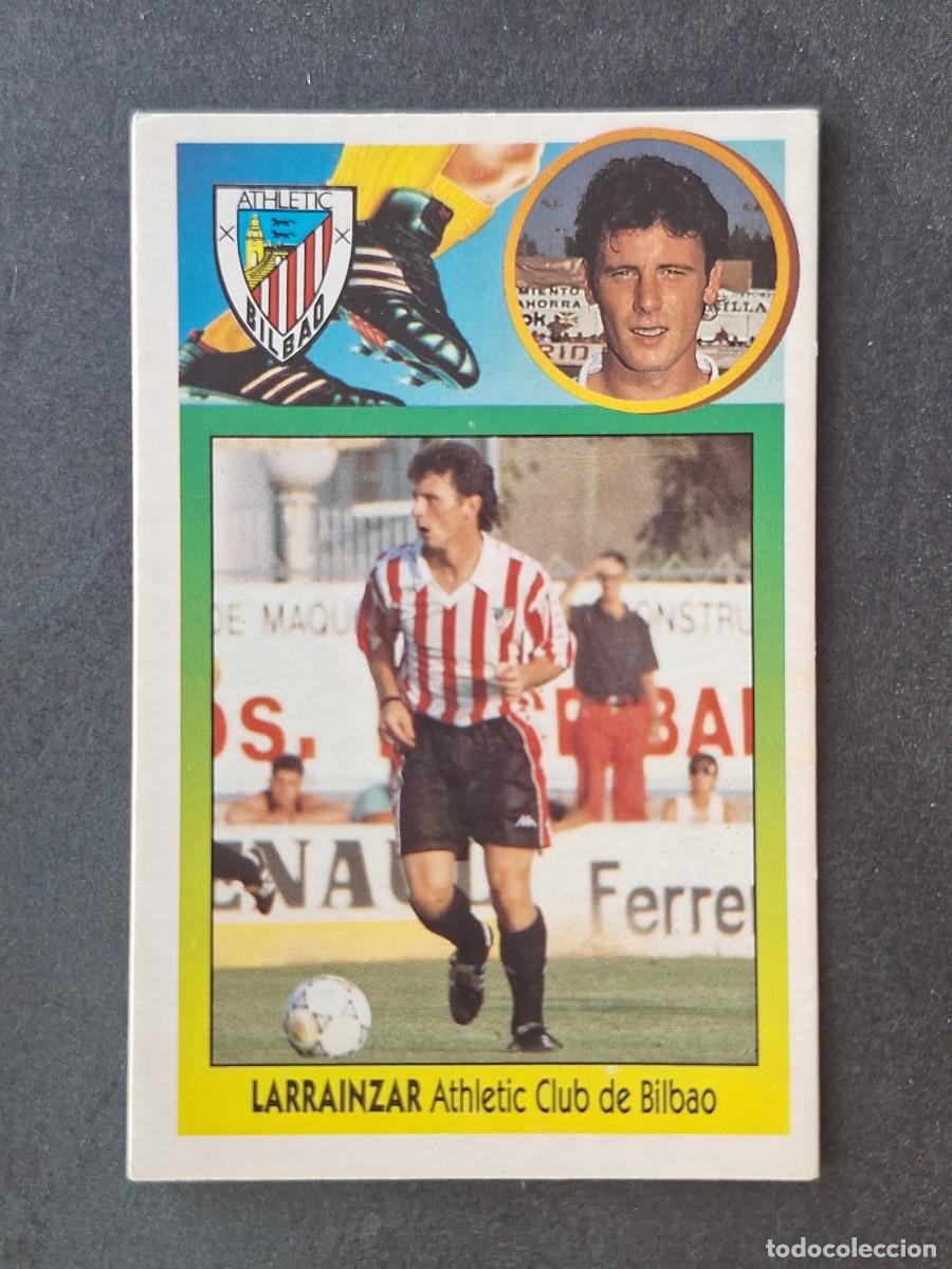 Cromos de f&uacute;tbol: L3 LARRAINZAR ATHLETIC DE BILBAO FICHAJE 19 LIGA ESTE 1993 1994 93 94 CARTON NUNCA PEGADO SIN PEGAR