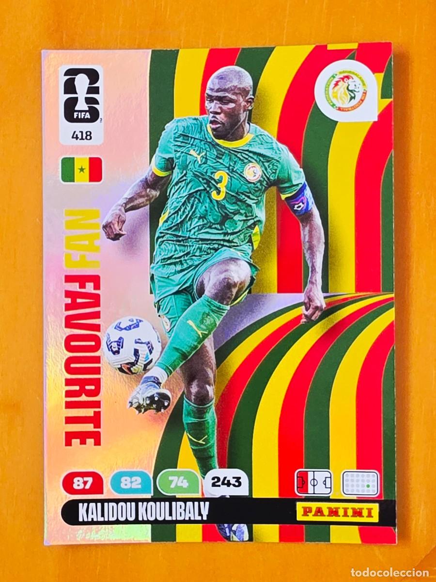 Cromos de f&uacute;tbol: 418 Kalidou Koulibaly, Fan Favourite, Senegal, Adrenalyn XL Fifa World Cup 2026, Mundial 26