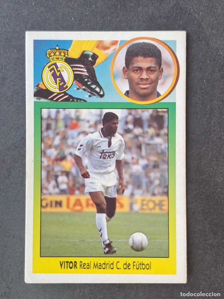 Cromos de f&uacute;tbol: L3 VITOR REAL MADRID FICHAJE 23 LIGA ESTE 1993 1994 93 94 CARTON NUNCA PEGADO SIN PEGAR