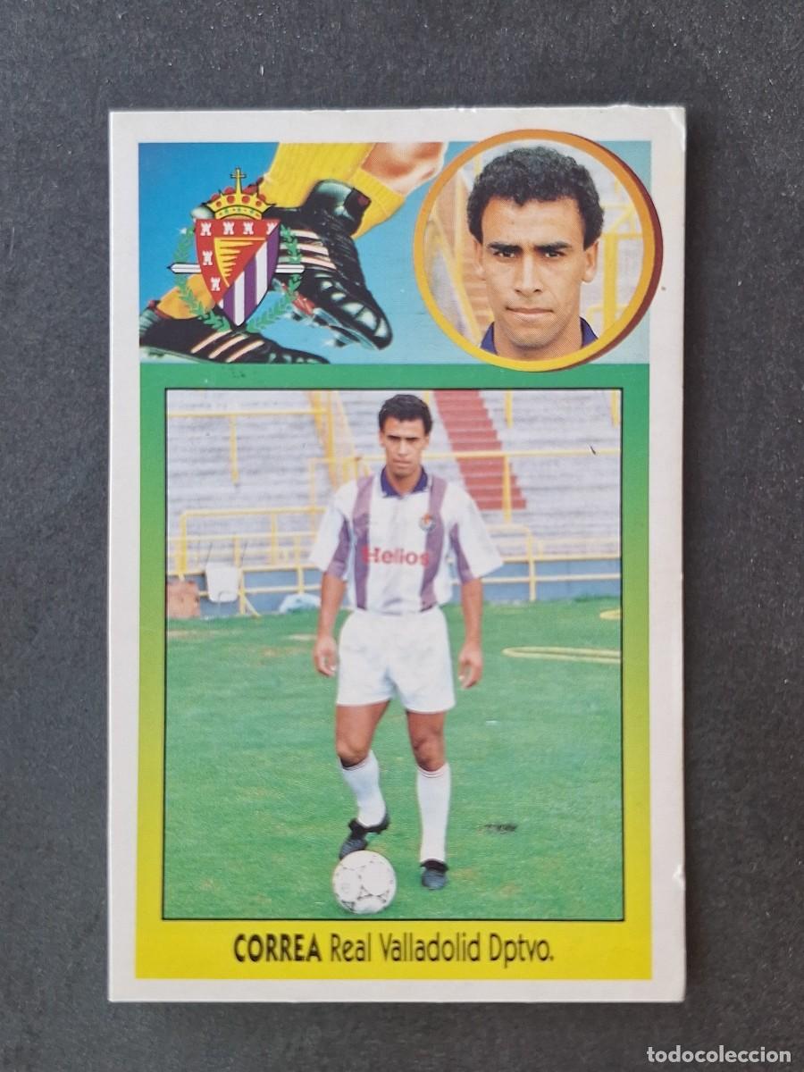Cromos de f&uacute;tbol: L3 CORREA REAL VALLADOLID FICHAJE 26 LIGA ESTE 1993 1994 93 94 CARTON NUNCA PEGADO SIN PEGAR