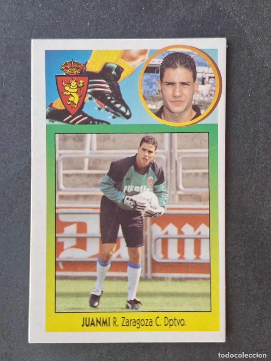 Cromos de f&uacute;tbol: L3 JUANMI REAL ZARAGOZA FICHAJE 27 LIGA ESTE 1993 1994 93 94 CARTON NUNCA PEGADO SIN PEGAR