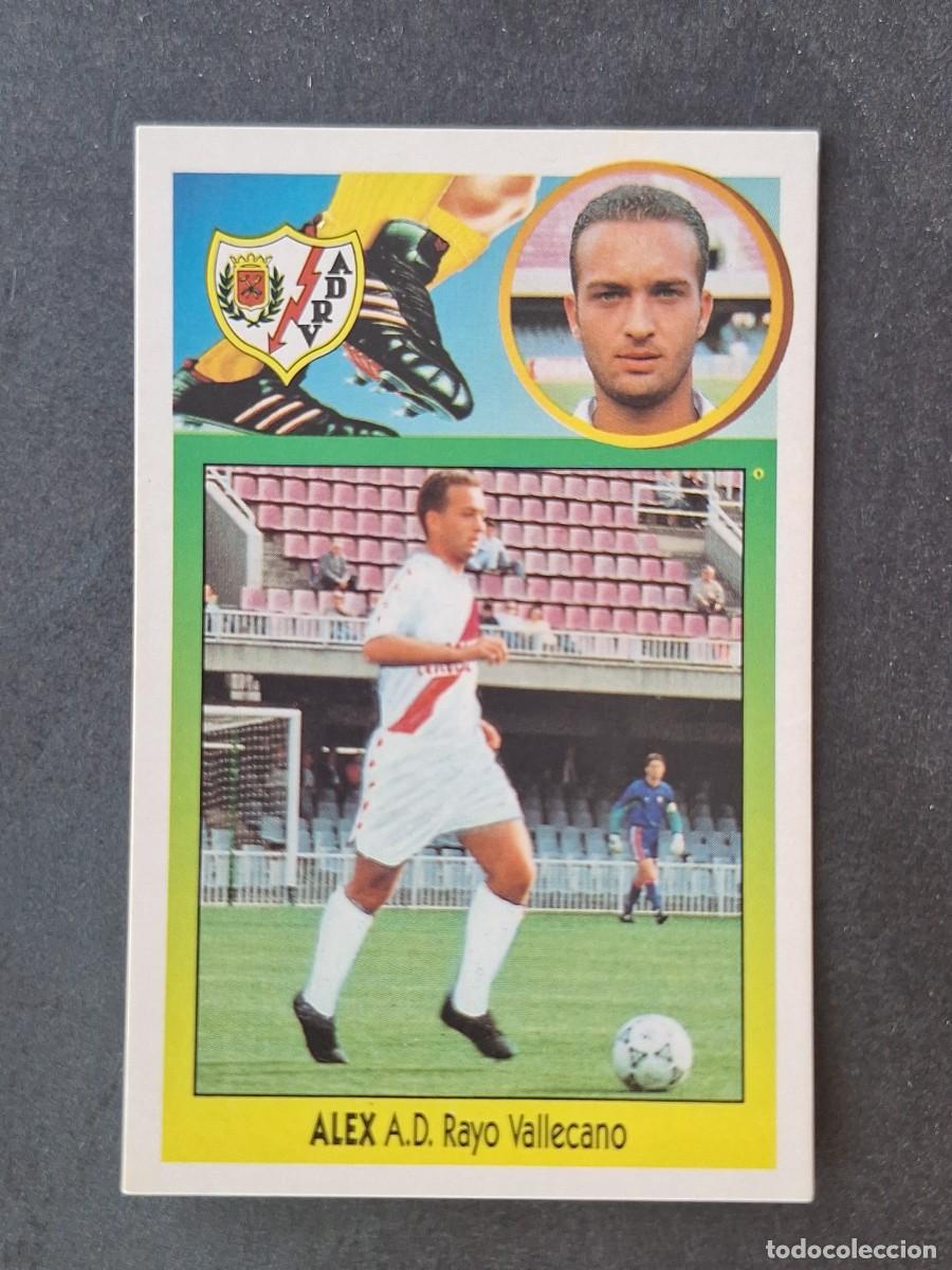Cromos de f&uacute;tbol: L3 ALEX VERSION RAYO VALLECANO FICHAJE 28 LIGA ESTE 1993 1994 93 94 CARTON NUNCA PEGADO SIN PEGAR