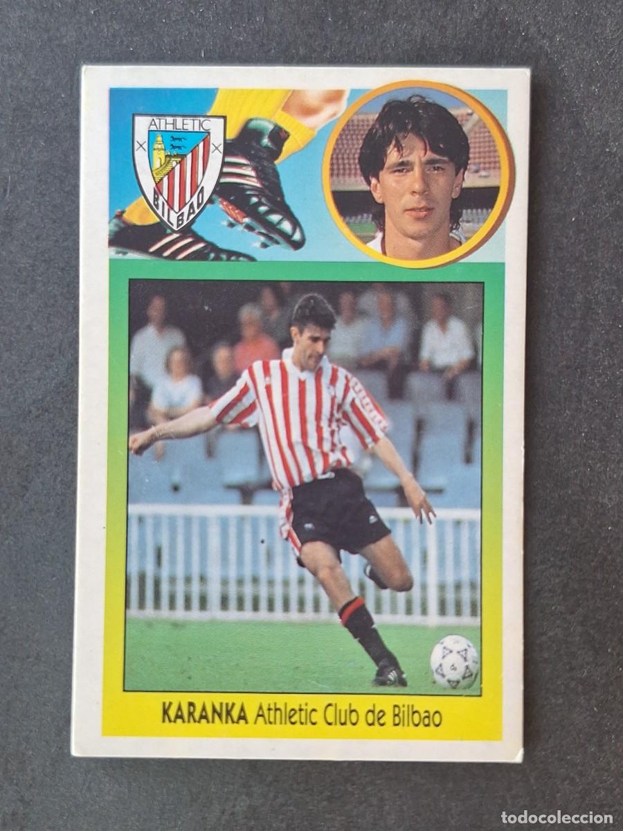 Cromos de f&uacute;tbol: L3 KARANKA ATHLETIC DE BILBAO FICHAJE 29 LIGA ESTE 1993 1994 93 94 CARTON NUNCA PEGADO SIN PEGAR