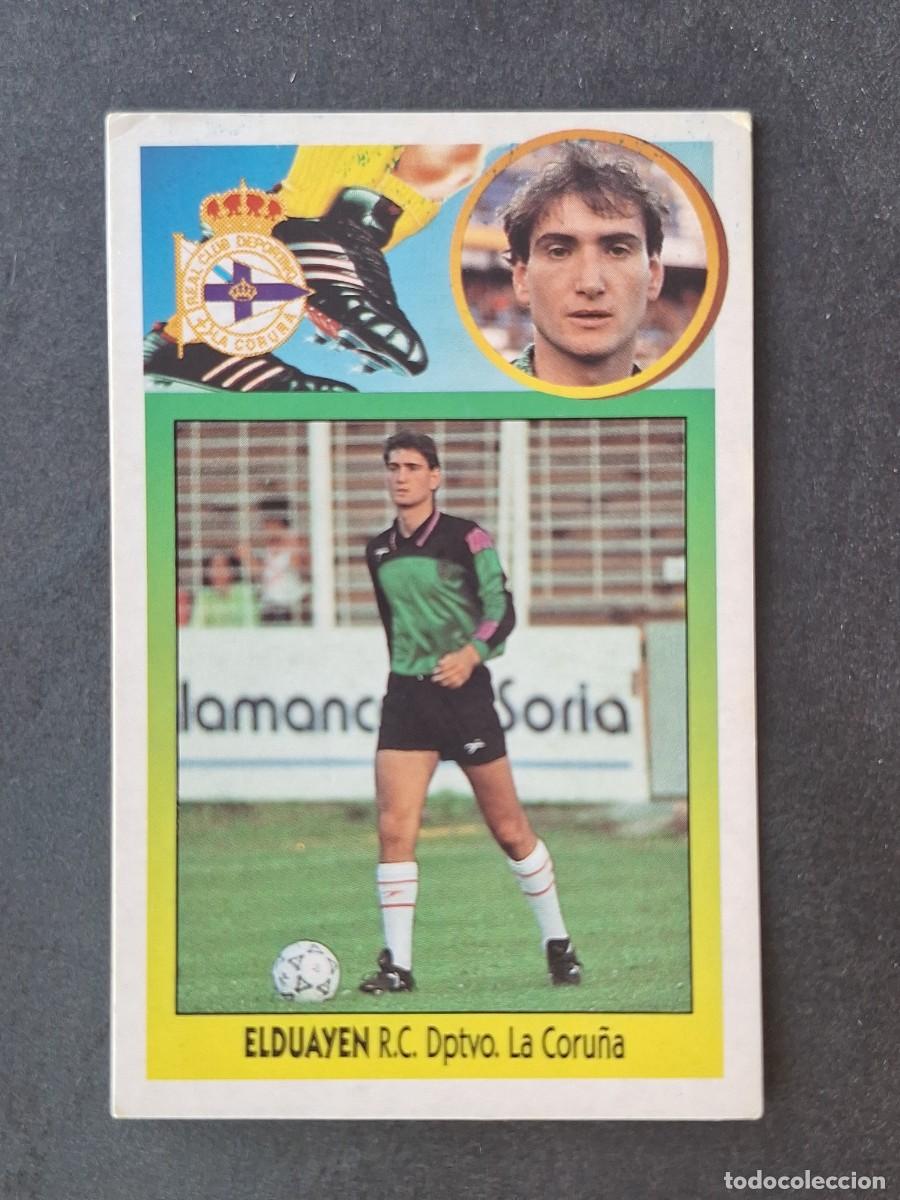 Cromos de f&uacute;tbol: L3 ELDUAYEN DEPORTIVO DE CORU&Ntilde;A FICHAJE 31 LIGA ESTE 1993 1994 93 94 CARTON NUNCA PEGADO SIN PEGAR