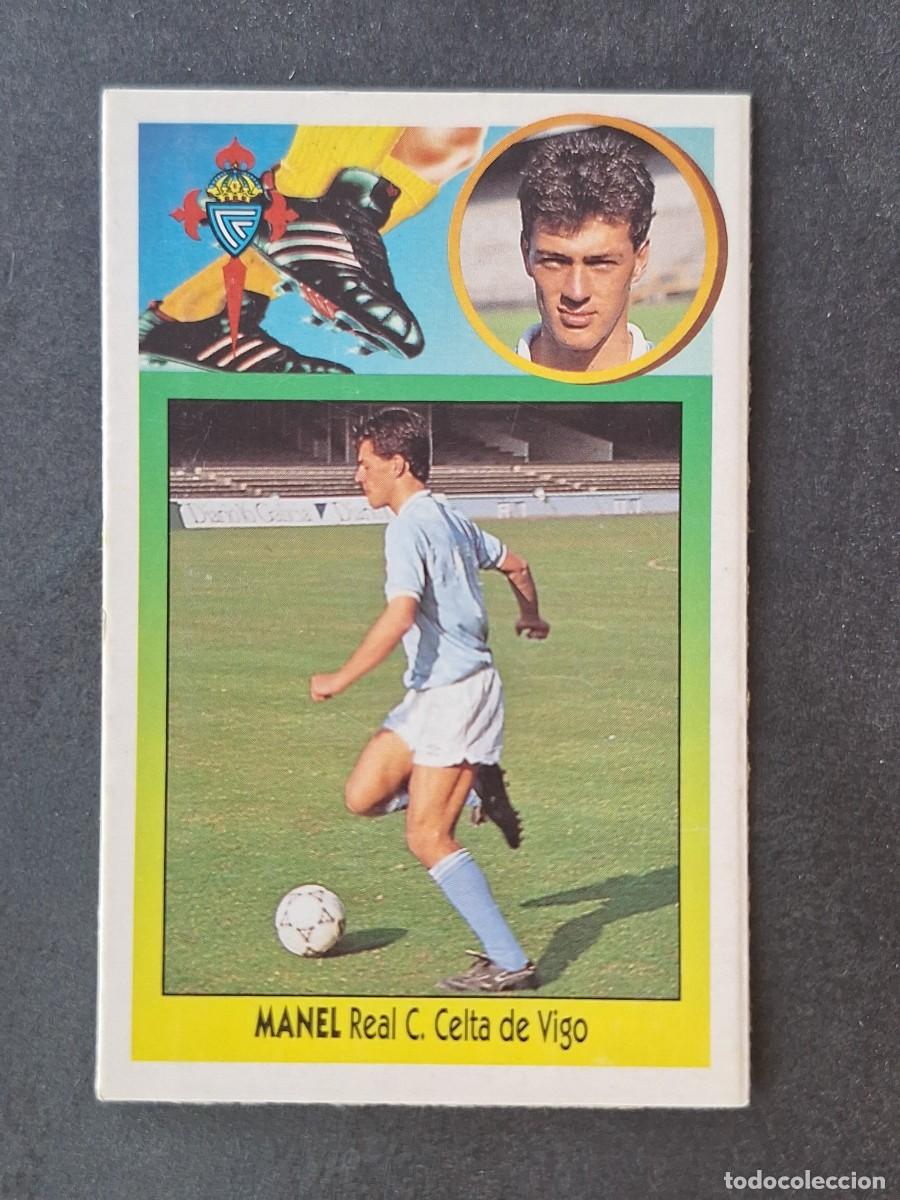 Cromos de f&uacute;tbol: L3 MANEL CELTA DE VIGO FICHAJE 33 LIGA ESTE 1993 1994 93 94 CARTON NUNCA PEGADO SIN PEGAR
