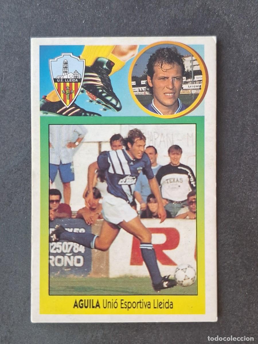 Cromos de f&uacute;tbol: L3 AGUILA U. E. LLEIDA FICHAJE 34 LIGA ESTE 1993 1994 93 94 CARTON NUNCA PEGADO SIN PEGAR