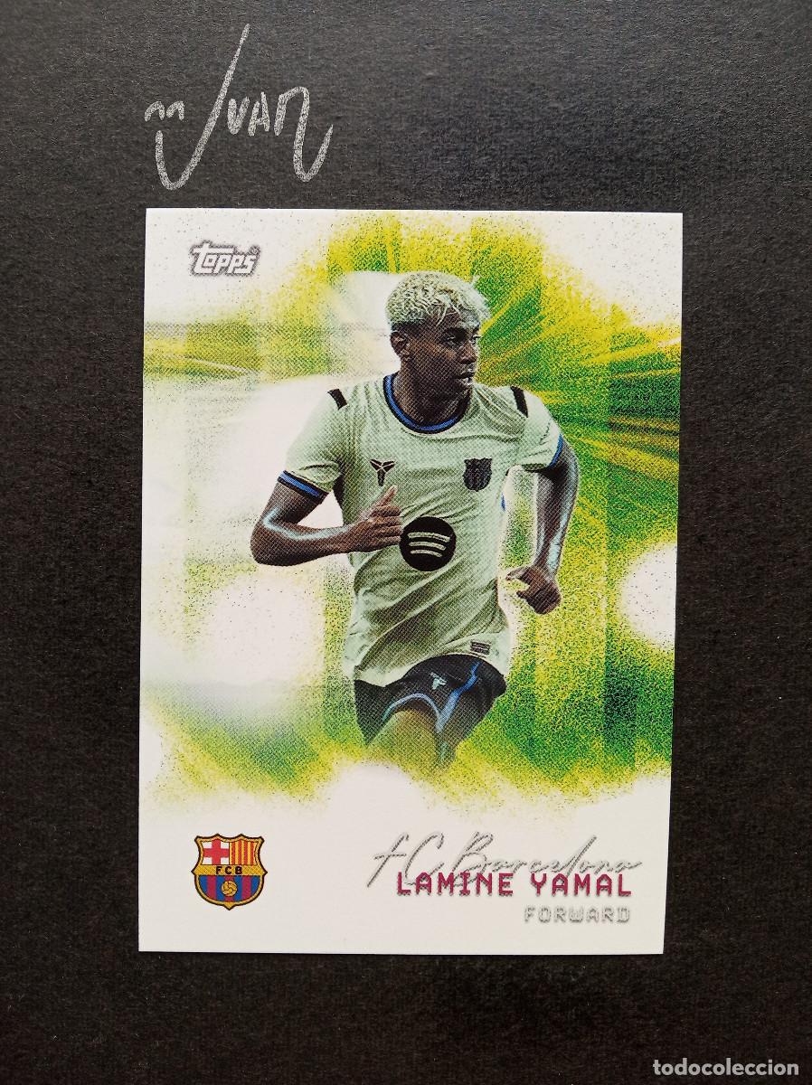 Cromos de f&uacute;tbol: N&ordm; 26 PITCH PURSUITS LAMINE YAMAL BARCELONA ESPA&Ntilde;A MUNDIAL ⚽ TOPPS &reg; TEAM SET BAR&Ccedil;A 2025 2026 25 26