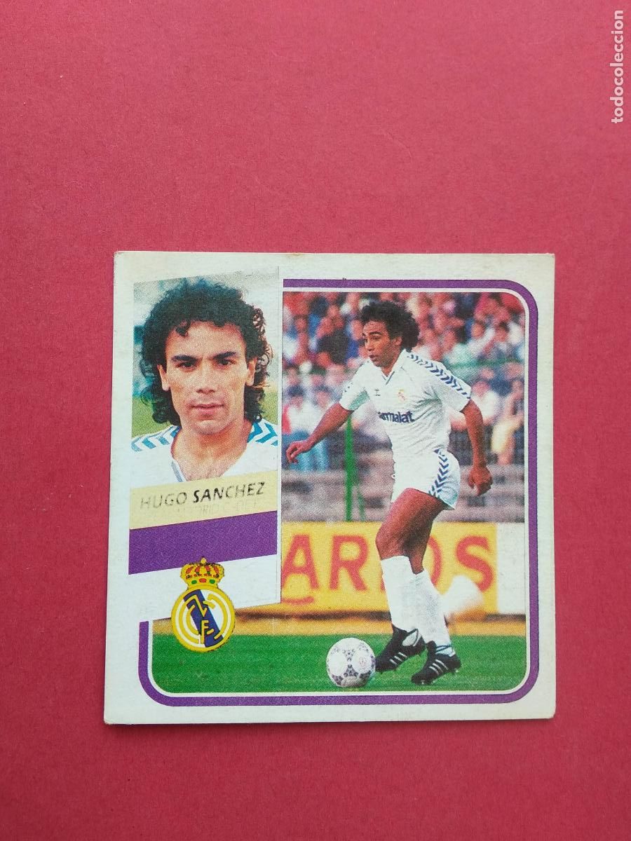 Cromos de f&uacute;tbol: EDICIONES ESTE LIGA 89 90 1989 1990 CROMO NUNCA PEGADO REAL MADRID , HUGO SANCHEZ