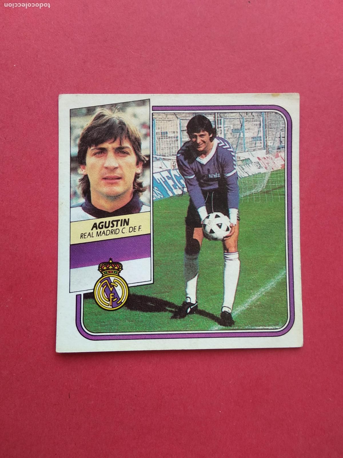 Cromos de f&uacute;tbol: EDICIONES ESTE LIGA 89 90 1989 1990 CROMO NUNCA PEGADO REAL MADRID , AGUSTIN