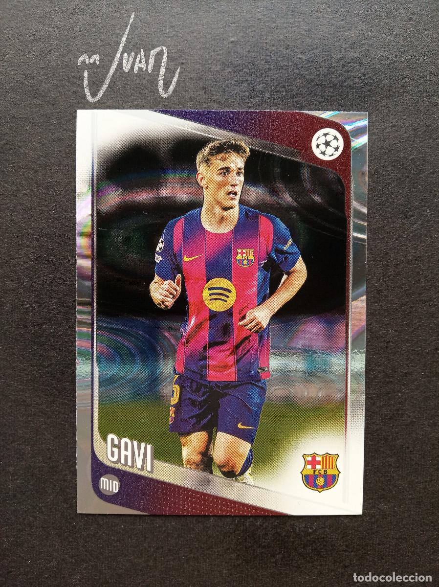 Cromos de f&uacute;tbol: 132 RAINDROPS GAVI BARCELONA ESPA&Ntilde;A MUNDIAL ⚽ TOPPS&reg; FLAGSHIP UEFA CLUB COMPETITIONS 2025 2026 25 26