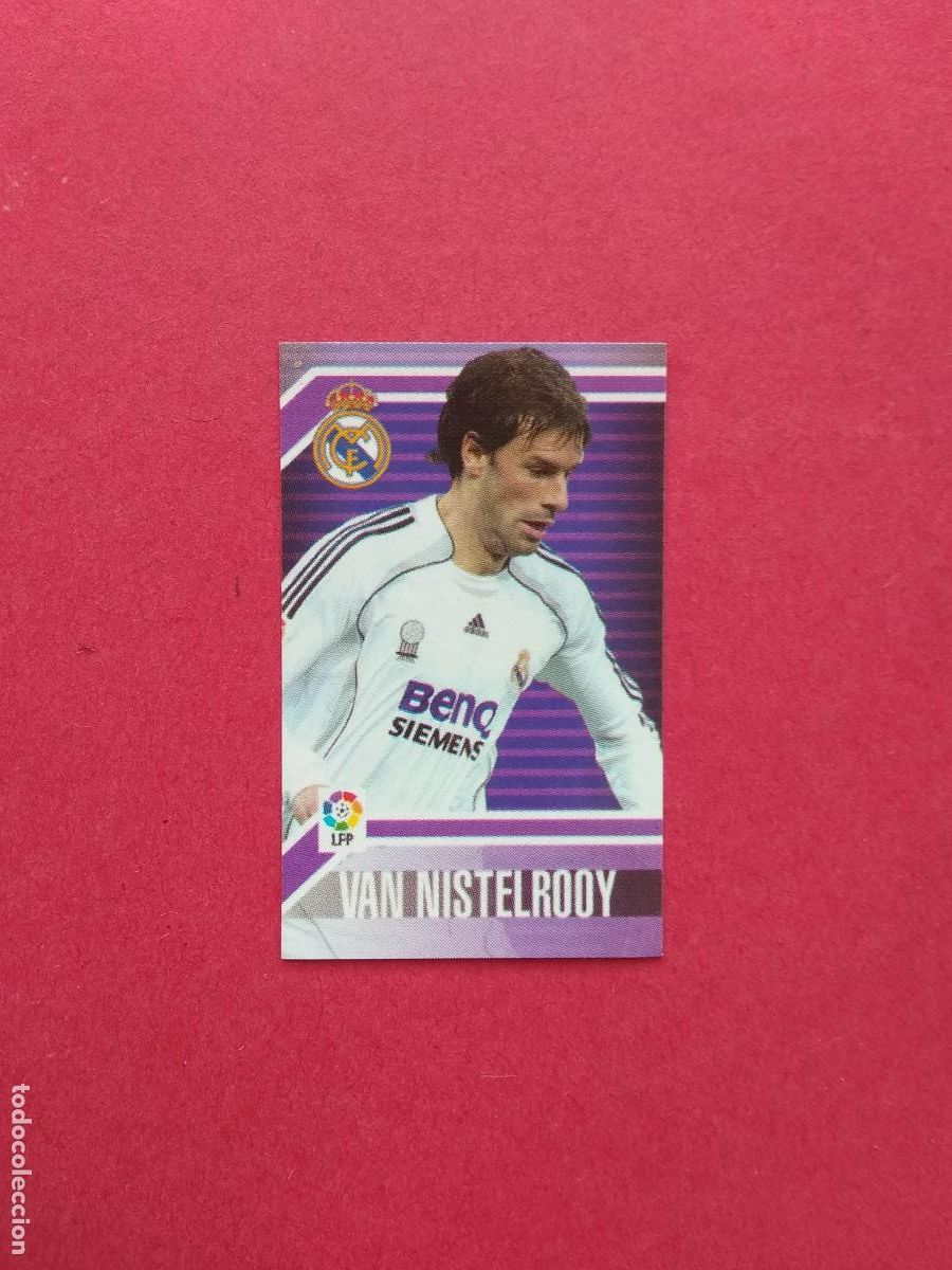 Cromos de f&uacute;tbol: EDICIONES ESTE STAKS LIGA 07 08 2007 2008 CROMO NUNCA PEGADO VAN NISTELROOY REAL MADRID