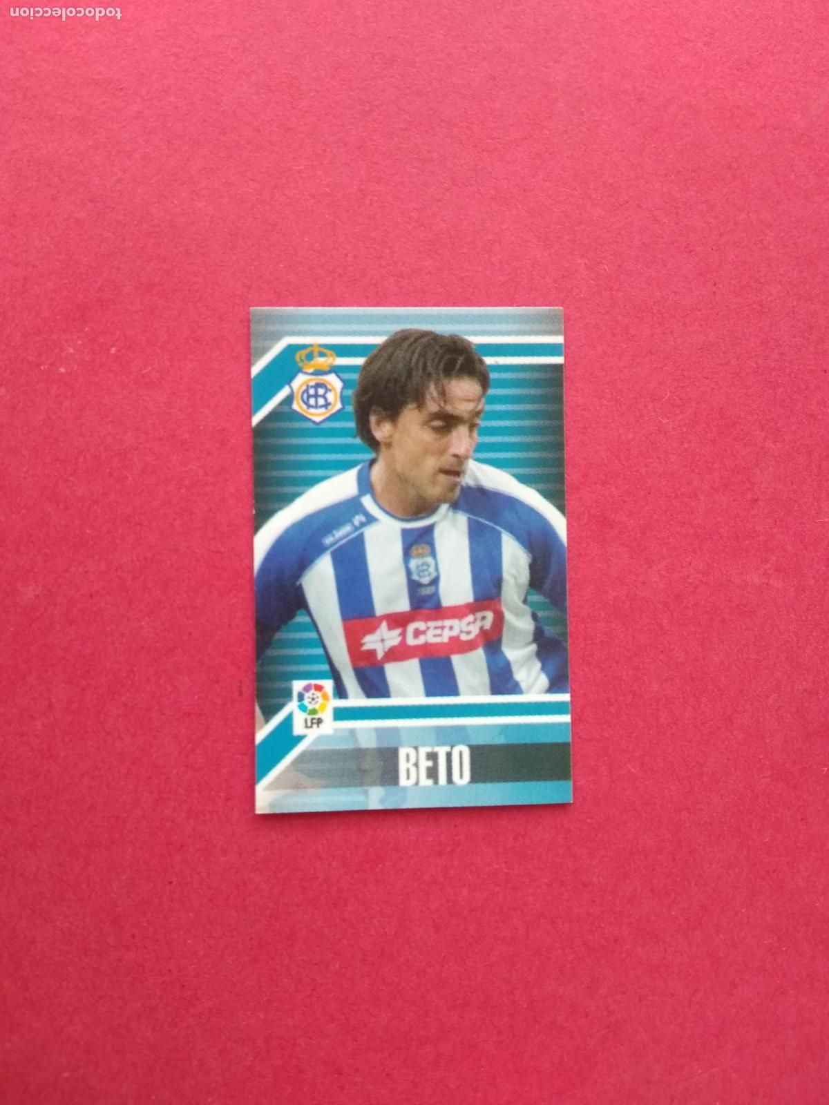 Cromos de f&uacute;tbol: EDICIONES ESTE STAKS LIGA 07 08 2007 2008 CROMO NUNCA PEGADO BETO RECREATIVO DE HUELVA