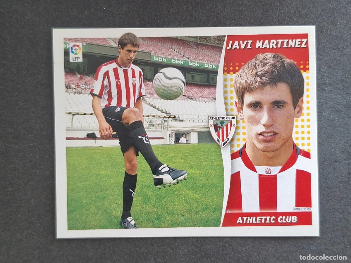 Cromos de f&uacute;tbol: L6 JAVI MARTINEZ ATHLETIC CLUB DE BILBAO LIGA ESTE 2006 2007 06 07 NUNCA PEGADO SIN PEGAR