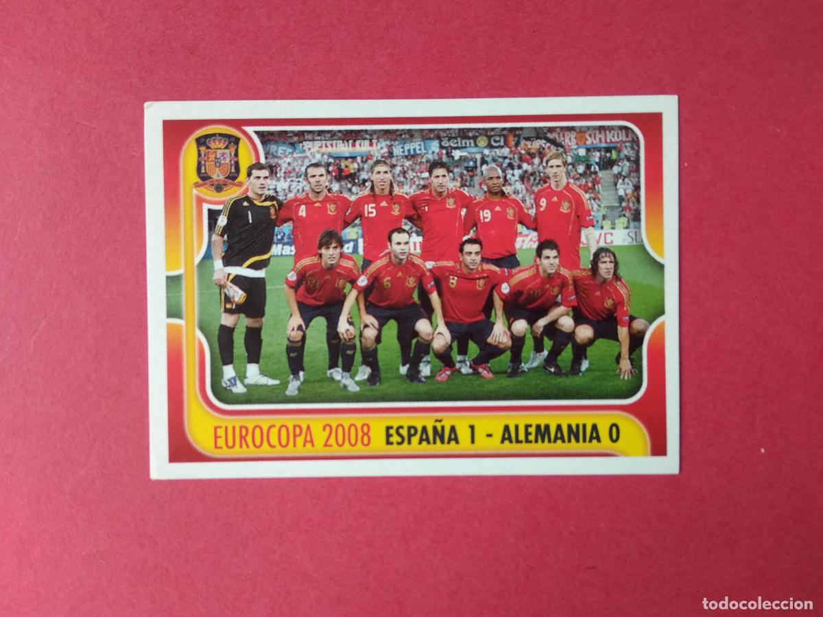 Cromos de f&uacute;tbol: PANINI SELECCION ESPA&Ntilde;OLA A POR ELLOS 09 ESPA&Ntilde;A 2009 CAMPEONES CROMO N&ordm; 165 EUROCOPA 2008