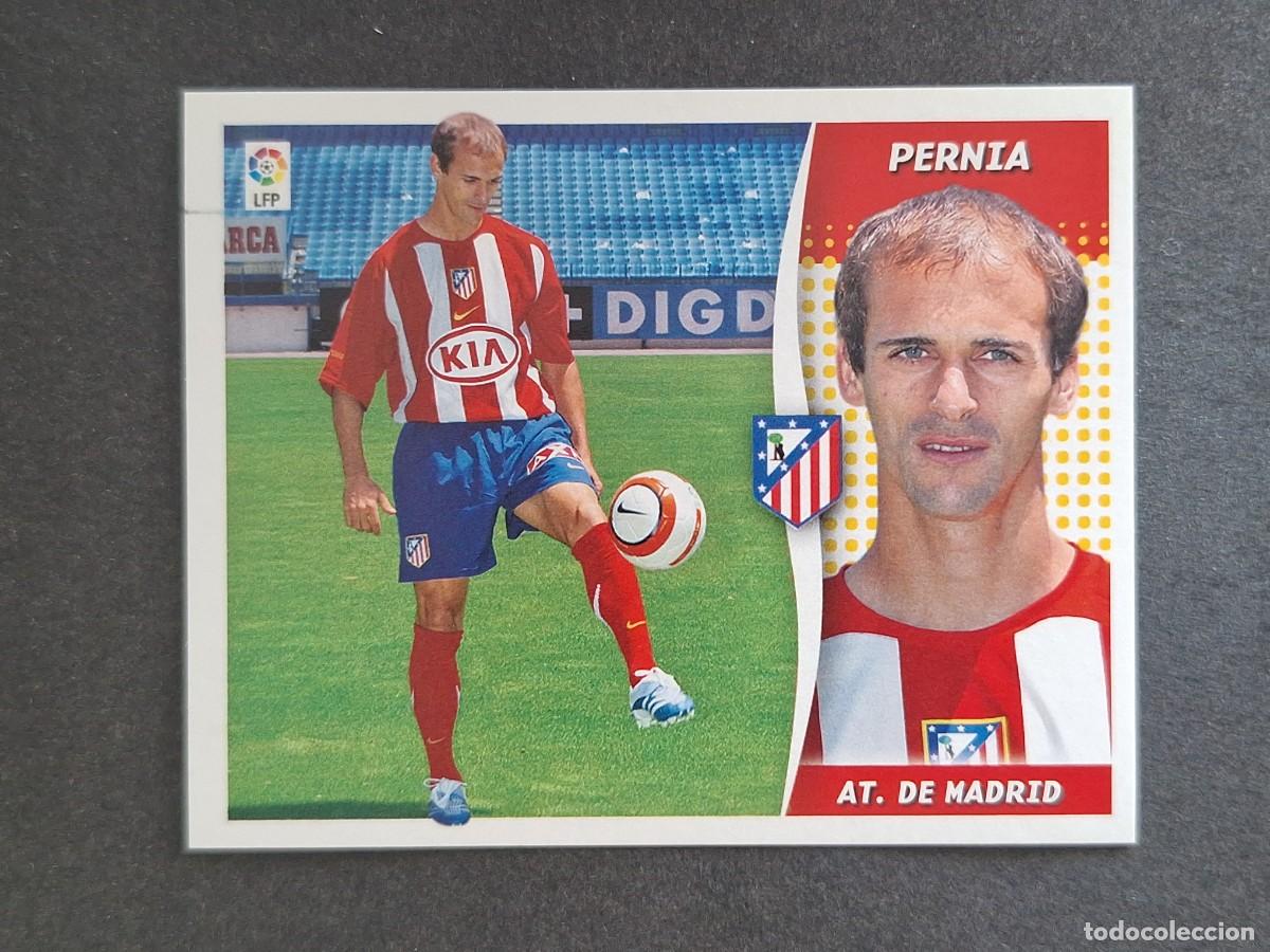 Cromos de f&uacute;tbol: L6 PERNIA ATLETICO DE MADRID LIGA ESTE 2006 2007 06 07 NUNCA PEGADO SIN PEGAR