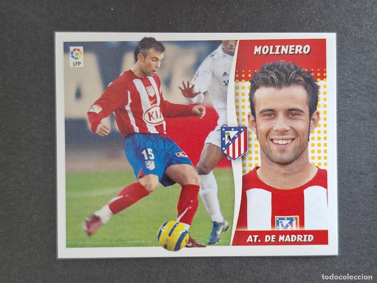Cromos de f&uacute;tbol: L6 MOLINERO ATLETICO DE MADRID LIGA ESTE 2006 2007 06 07 NUNCA PEGADO SIN PEGAR