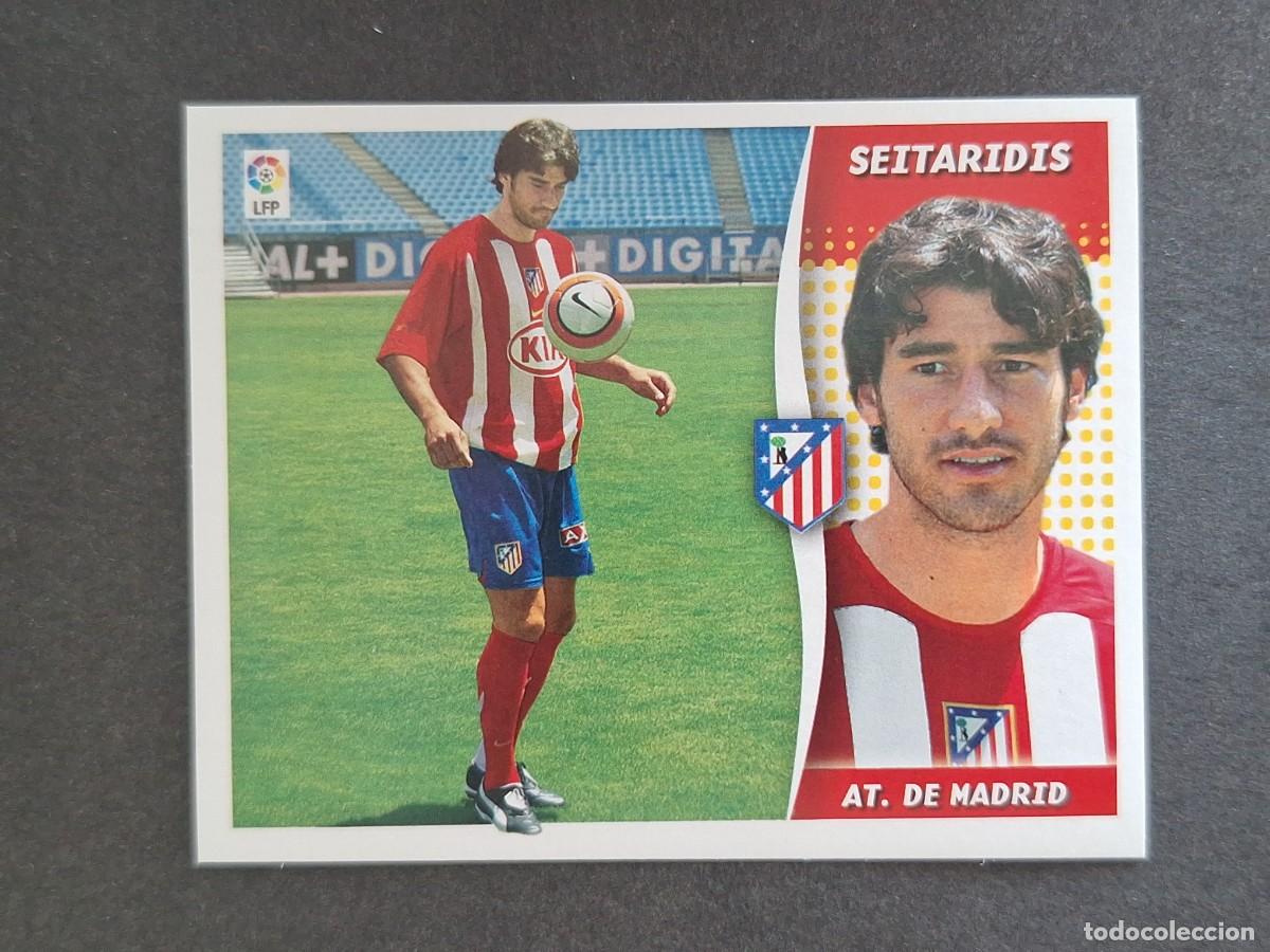 Cromos de f&uacute;tbol: L6 SEITARIDIS ATLETICO DE MADRID LIGA ESTE 2006 2007 06 07 NUNCA PEGADO SIN PEGAR