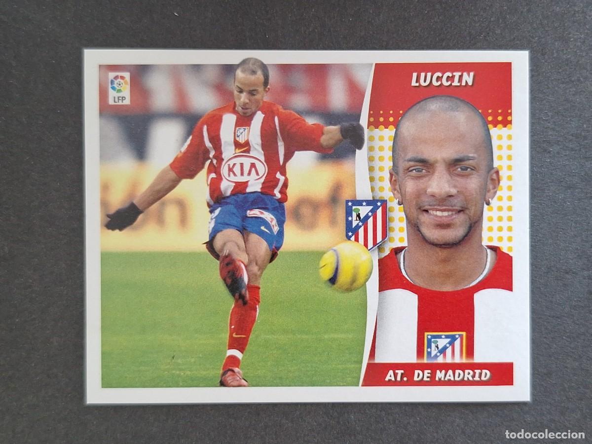 Cromos de f&uacute;tbol: L6 LUCCIN ATLETICO DE MADRID LIGA ESTE 2006 2007 06 07 NUNCA PEGADO SIN PEGAR