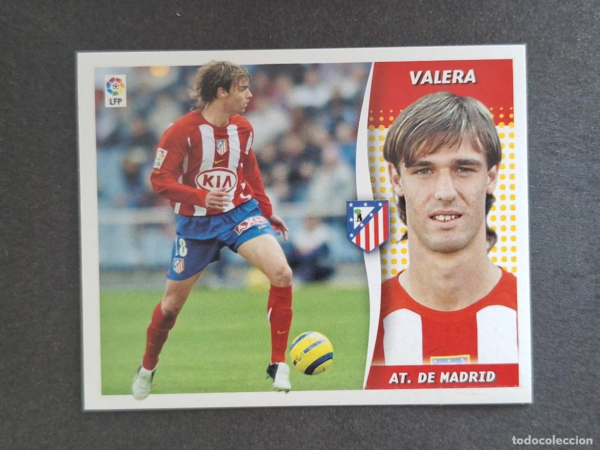 Cromos de f&uacute;tbol: L6 VALERA ATLETICO DE MADRID LIGA ESTE 2006 2007 06 07 NUNCA PEGADO SIN PEGAR