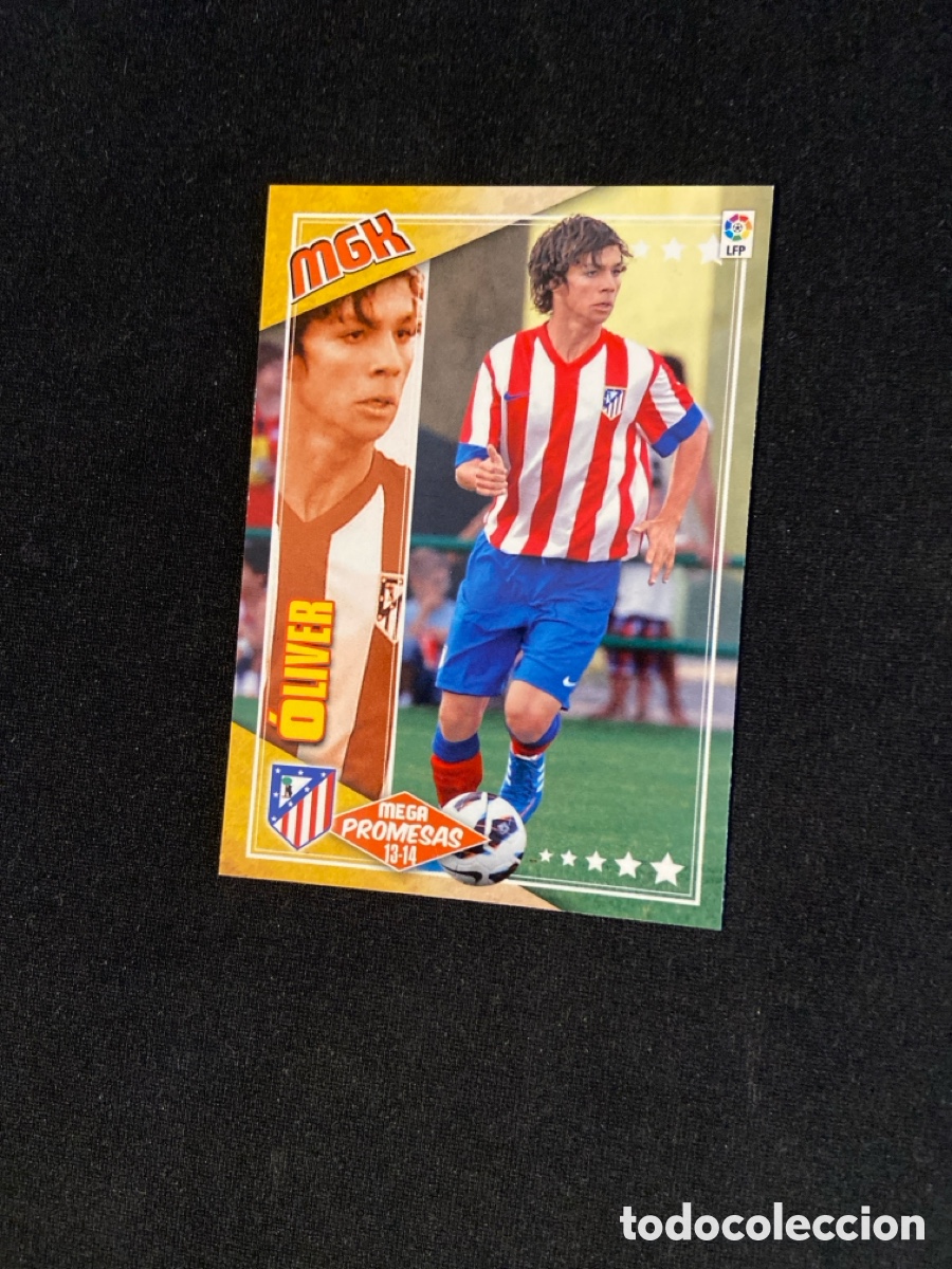 Cromos de f&uacute;tbol: OLIVER 408 MEGA PROMESAS (ATL&Eacute;TICO MADRID)