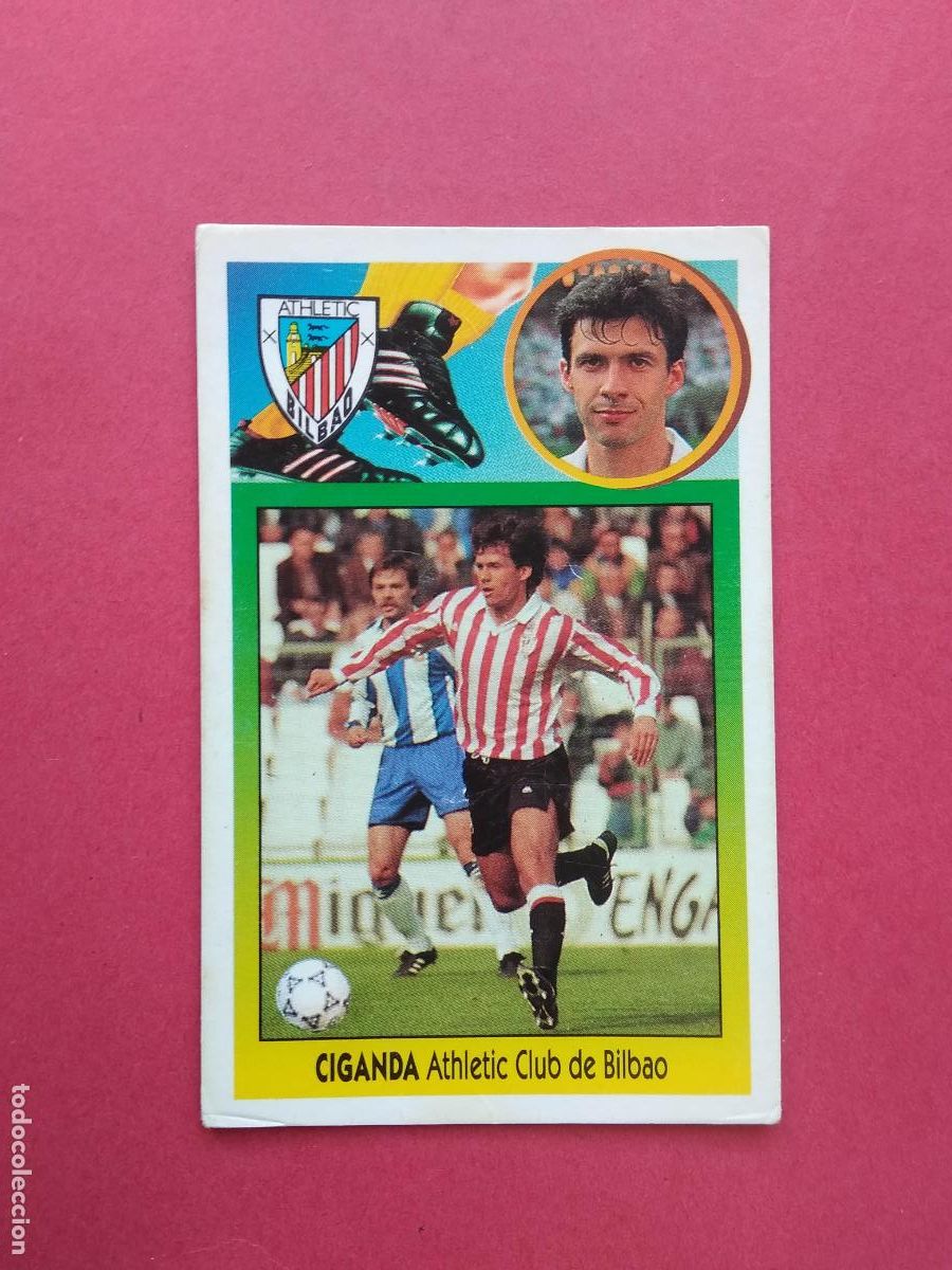 Cromos de f&uacute;tbol: EDICIONES ESTE LIGA 93 94 1993 1994 CROMO DE CARTON NUNCA PEGADO ATHLETIC DE BILBAO , CIGANDA
